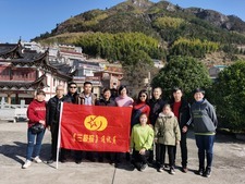 通訊員合影